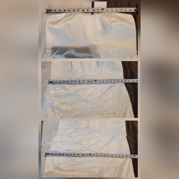 NEW Torrid Ivory White Strapless Satin Flare Wedding Dress Gown SZ 14 - Picture 16 of 16